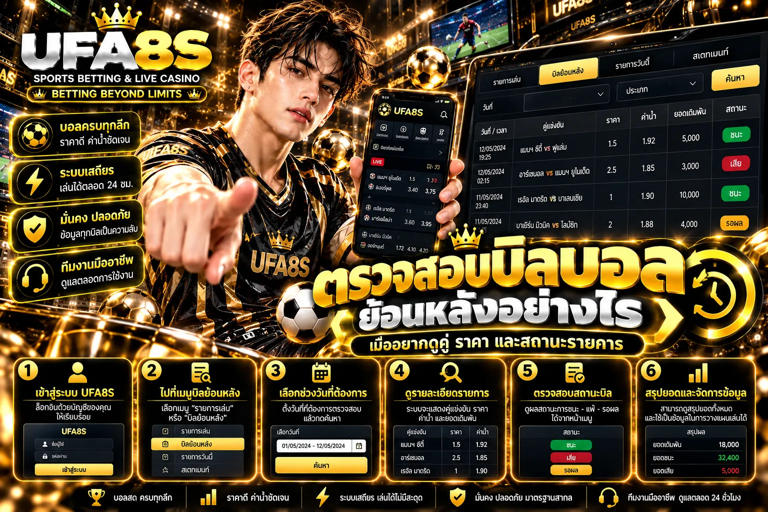 วิธีตรวจสอบบิลบอล UFABET